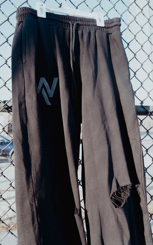 Maison Vèritè Black Tech Suit Pants